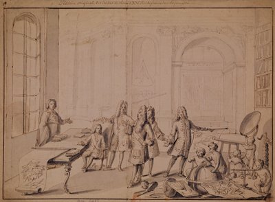 Study for a Lesson Being Given to the Young Louis XV by French School